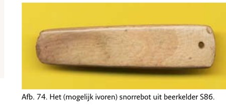 The bone snorrebot from beerkelder S86, Dordrecht Voorstraat 244.