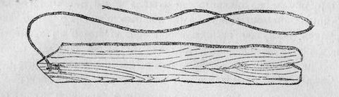 Battaglia's Figure 1: the el motor from the Calle delle Tre Croci, its cord fixed to a nail in the upper end.