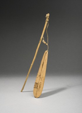 Representative—not this record’s object: Sango/Ngbandi bimbi rigged for use, shown as a regional stand-in; no image of this record’s own object...