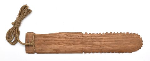 Haddon's East Derbyshire bummer: half-serrated oak blade.