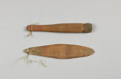 Representative—not this record’s object: a Bristol Bay Yup’ik bullroarer toy.