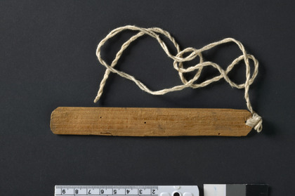 Representative—not this record’s object: Mesbilja Chiapas bullroarer, shown as a regional stand-in; no image of this record’s own object is...
