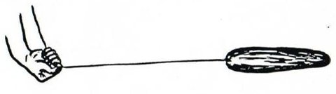 Ngwé corded blade from Kouyougandza; Pepper 1958, booklet p. 16.