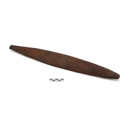 A third Arawe Island blade, 46 cm, from the Felix Speiser collection.