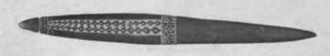 Cape Cretin bullroarer, Leiden 553/8; Kunst 1967, illustration 33d.