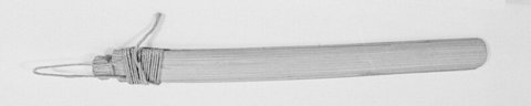 Bamboo toy bullroarer from Malabar, Pitt Rivers Museum 1919.7.1.