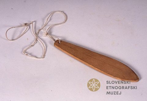 Slovenian brnivka folk bullroarer.