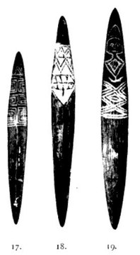 Three Sosom blades of the Marcer-anim on the Torassi River.