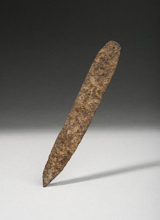 Representative—not this record’s object: Tusia Do-society iron bullroarer, shown as a regional stand-in; no image of this record’s own object...