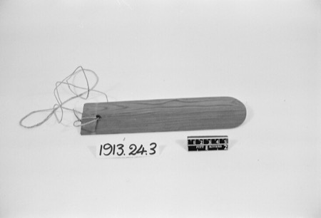 The second Norwich Buzzer bullroarer from St Paul's Parish, Pitt Rivers Museum 1913.24.3.