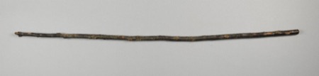 Penn Museum 22127 preserves the long whirling-stick assembly; Culin's primary figure shows the Oglala bullroarer form.